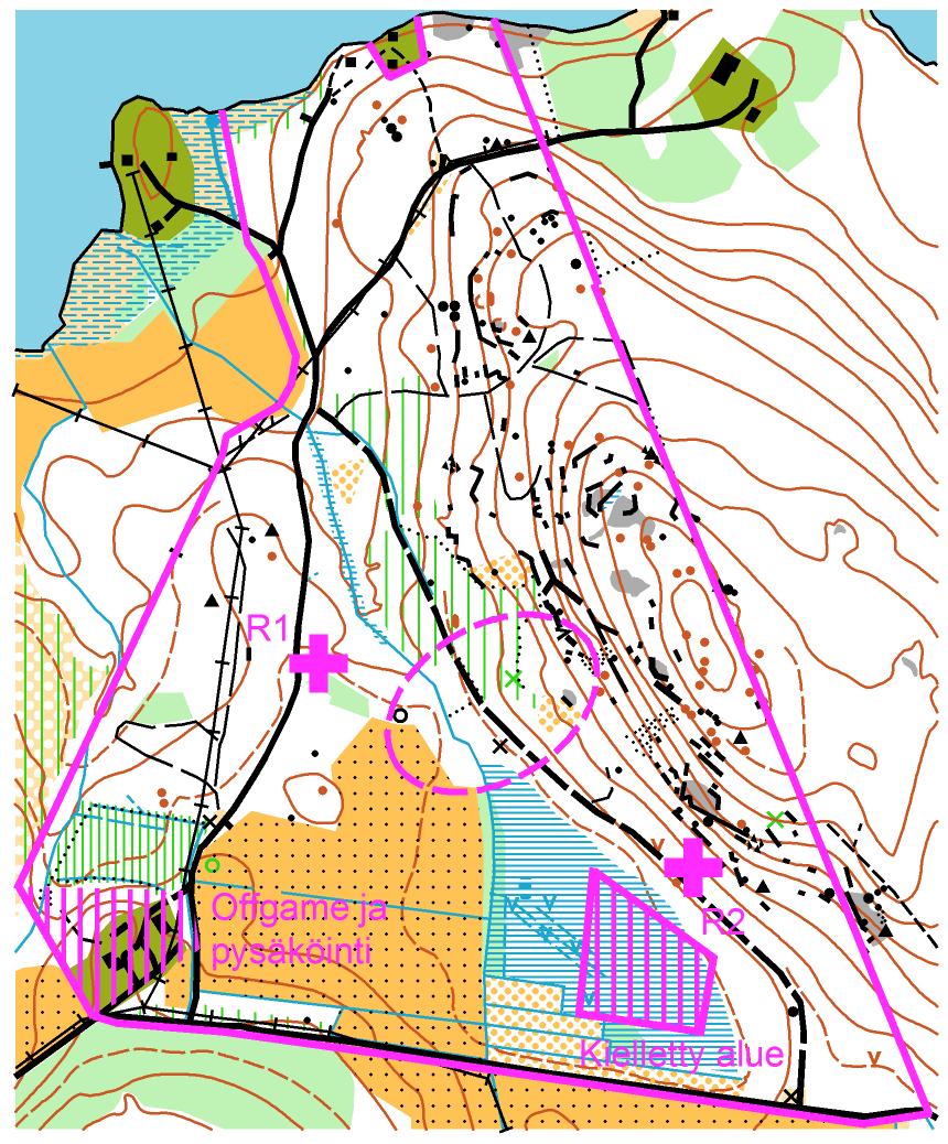 Way Opening pelialueen kartta